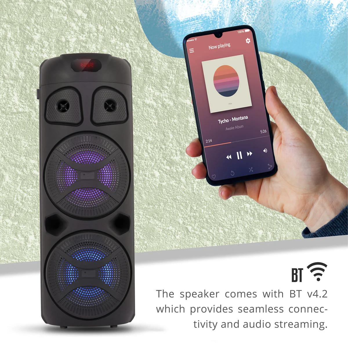 Zeb 451 Moving Monster 2X8L with dual mic - Image 3