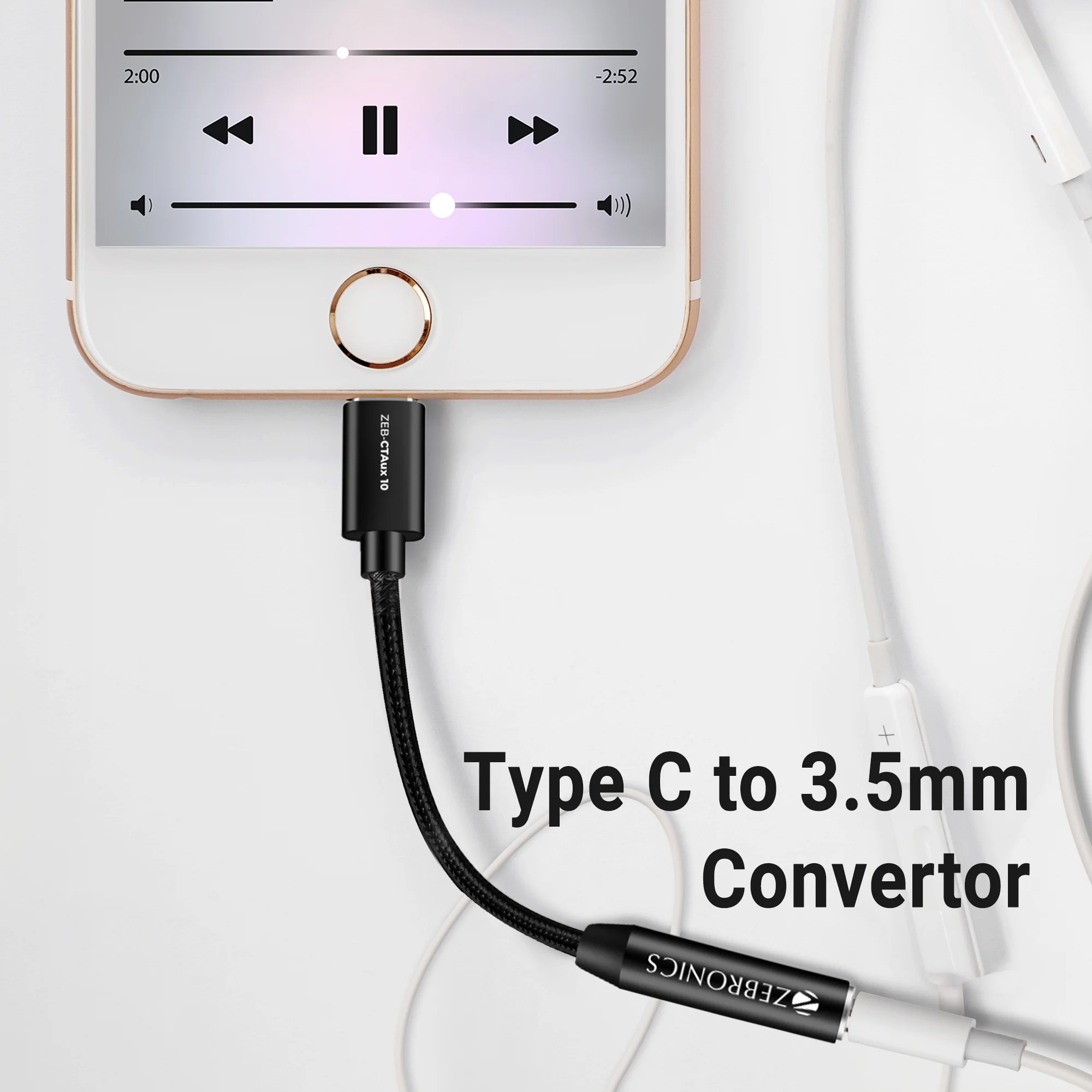 Zeb-CTAux 10 - Type C to 3.5mm converter - Image 2