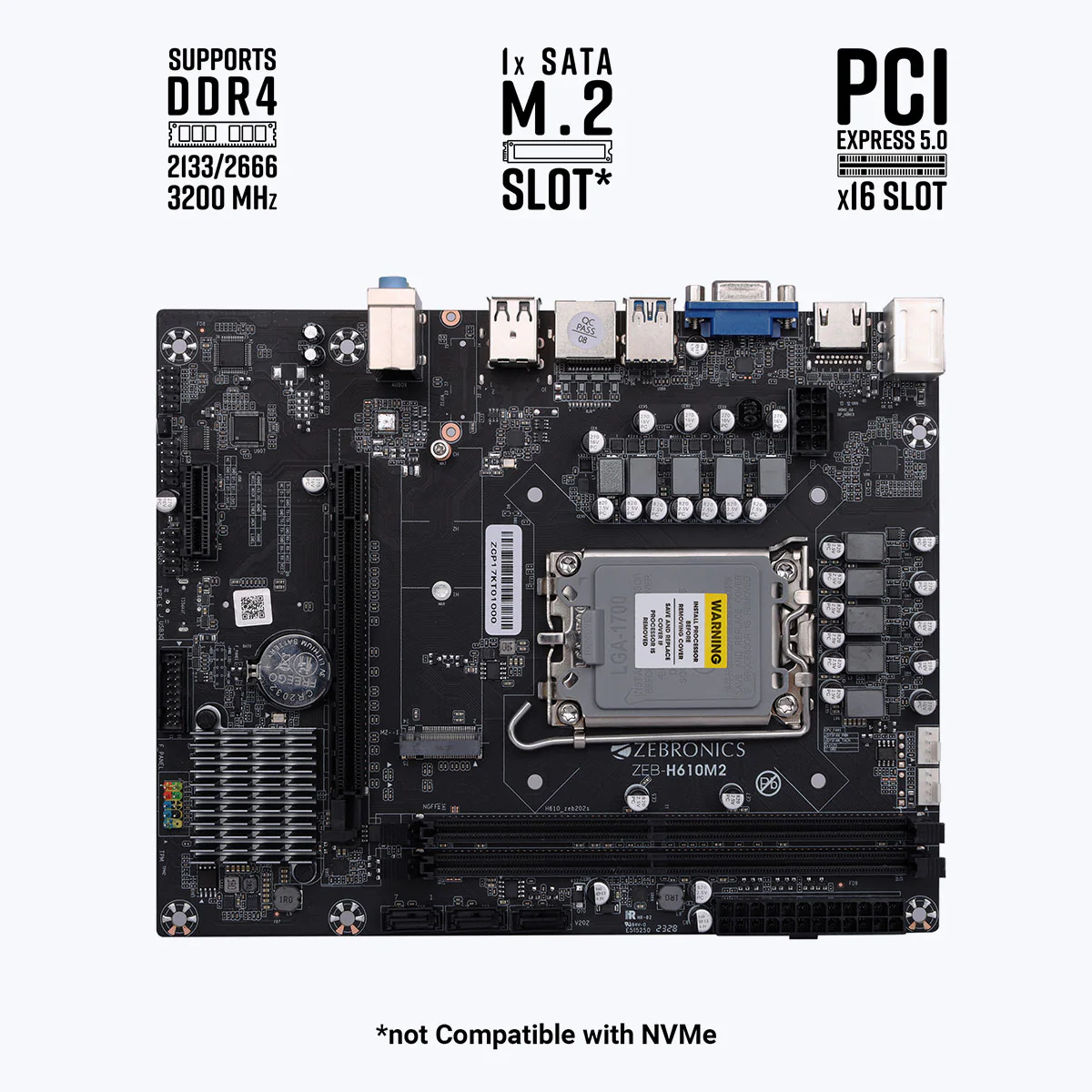Zeb H610M2 - LGA 1700 Socket - Image 6