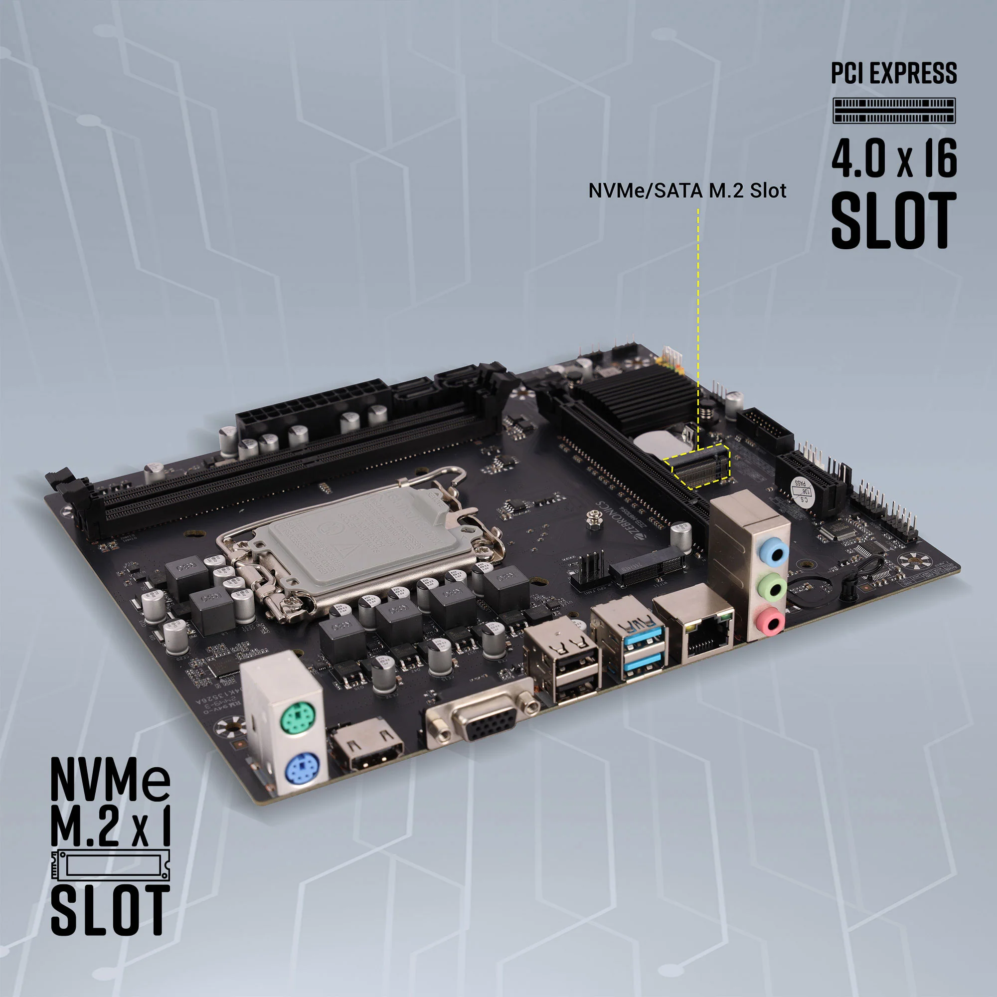 Zeb H610S4 - LGA 1700 SOCKET - Image 4