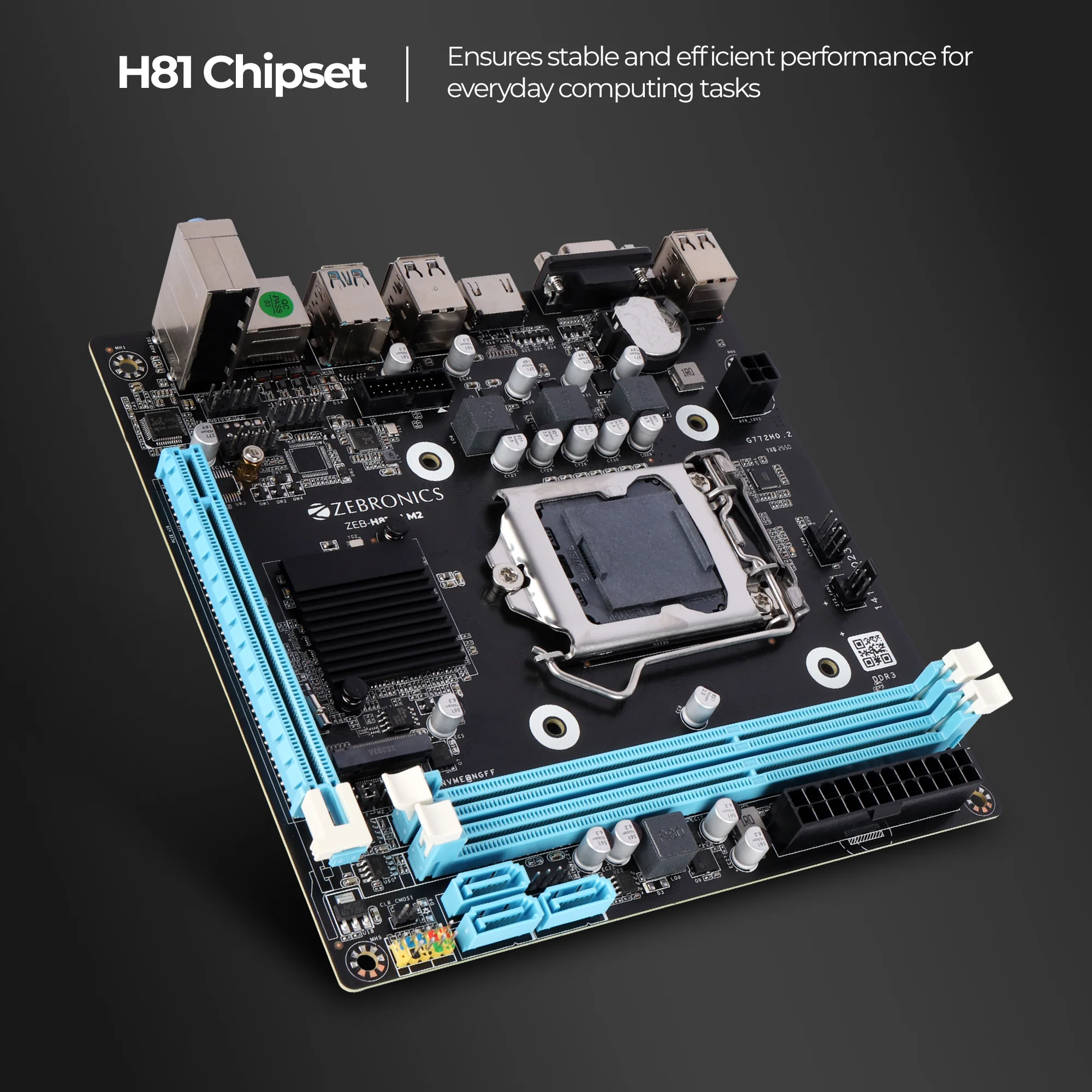 Zeb H81SN M2 - LGA 1150 SOCKET - Image 4