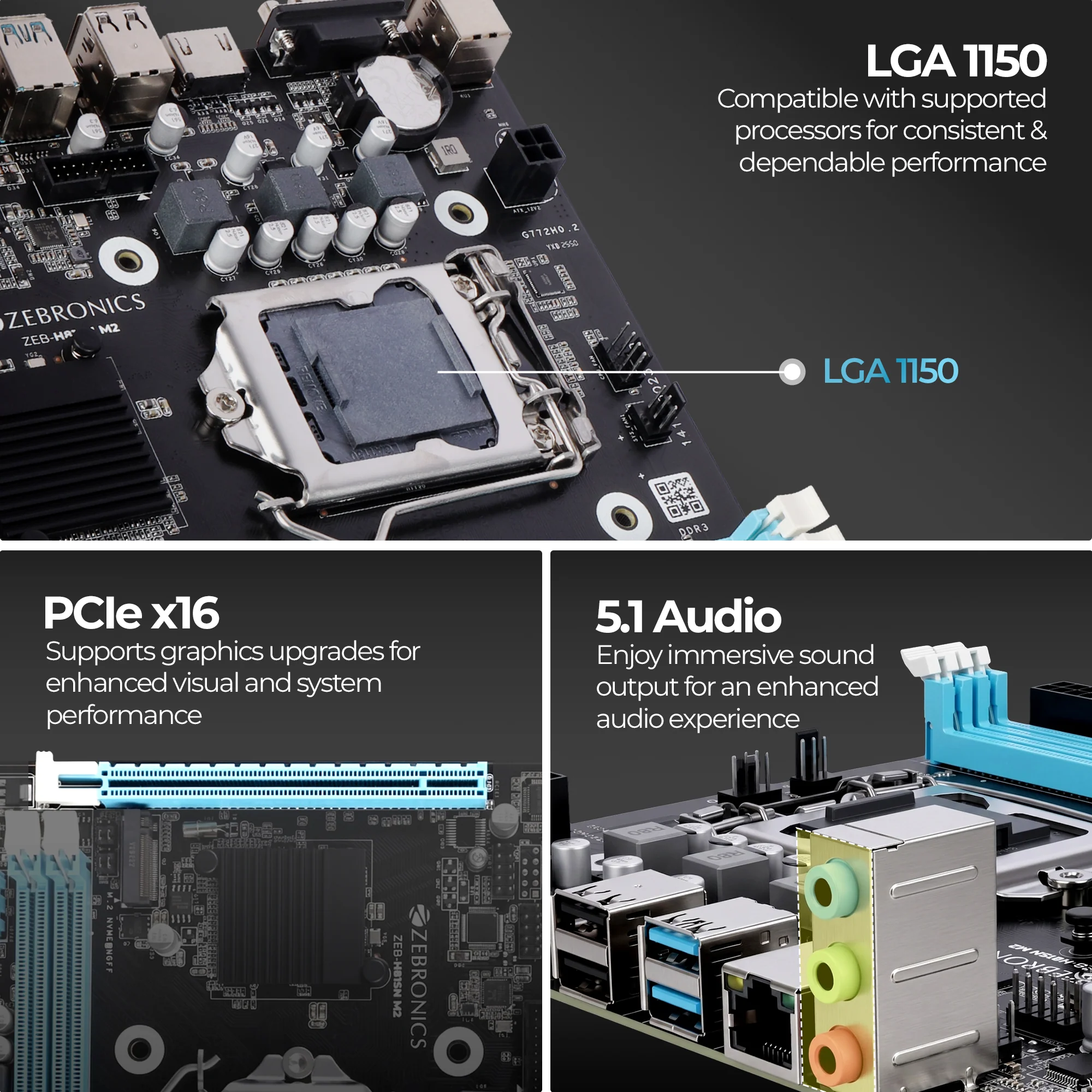 Zeb H81SN M2 - LGA 1150 SOCKET - Image 6