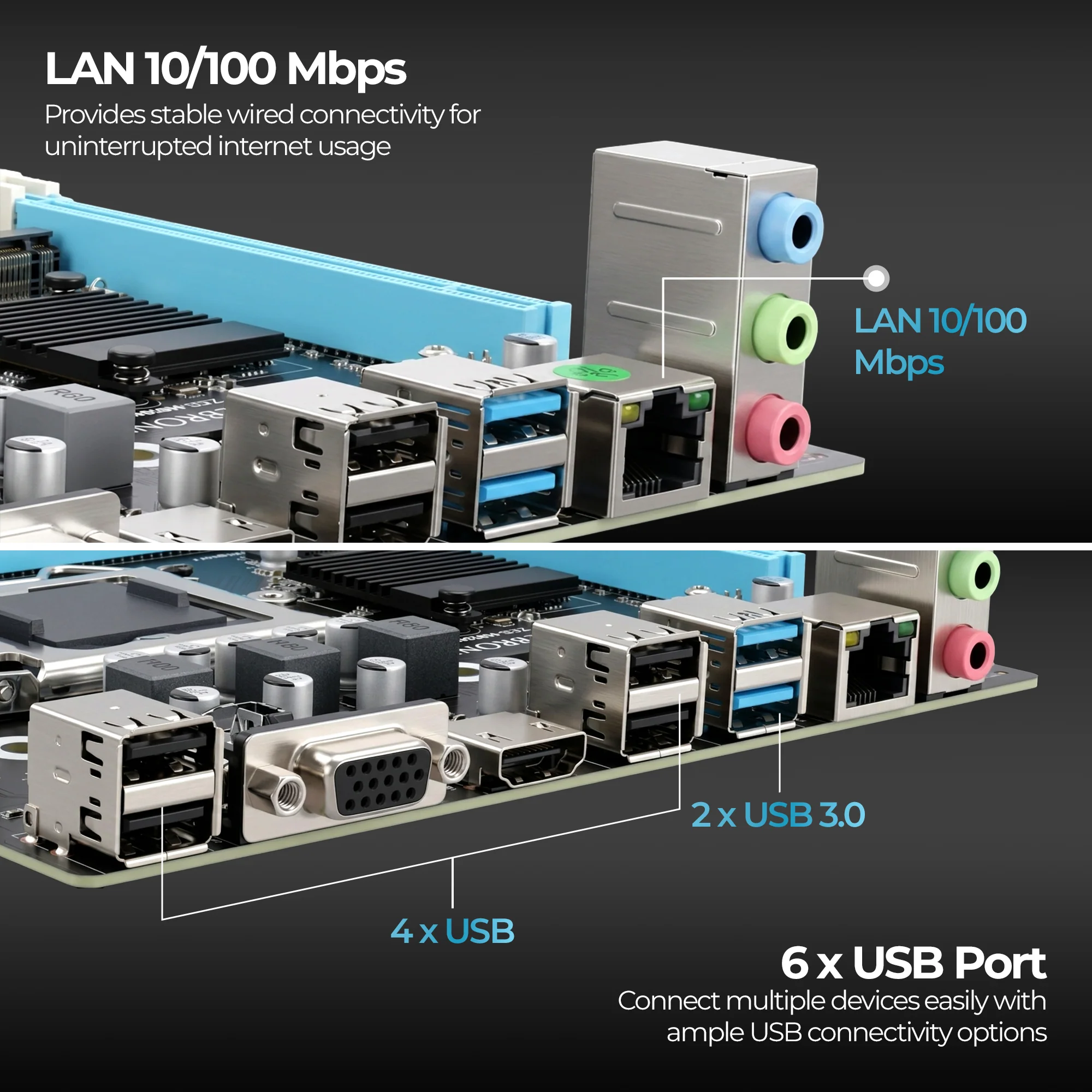 Zeb H81SN M2 - LGA 1150 SOCKET - Image 7
