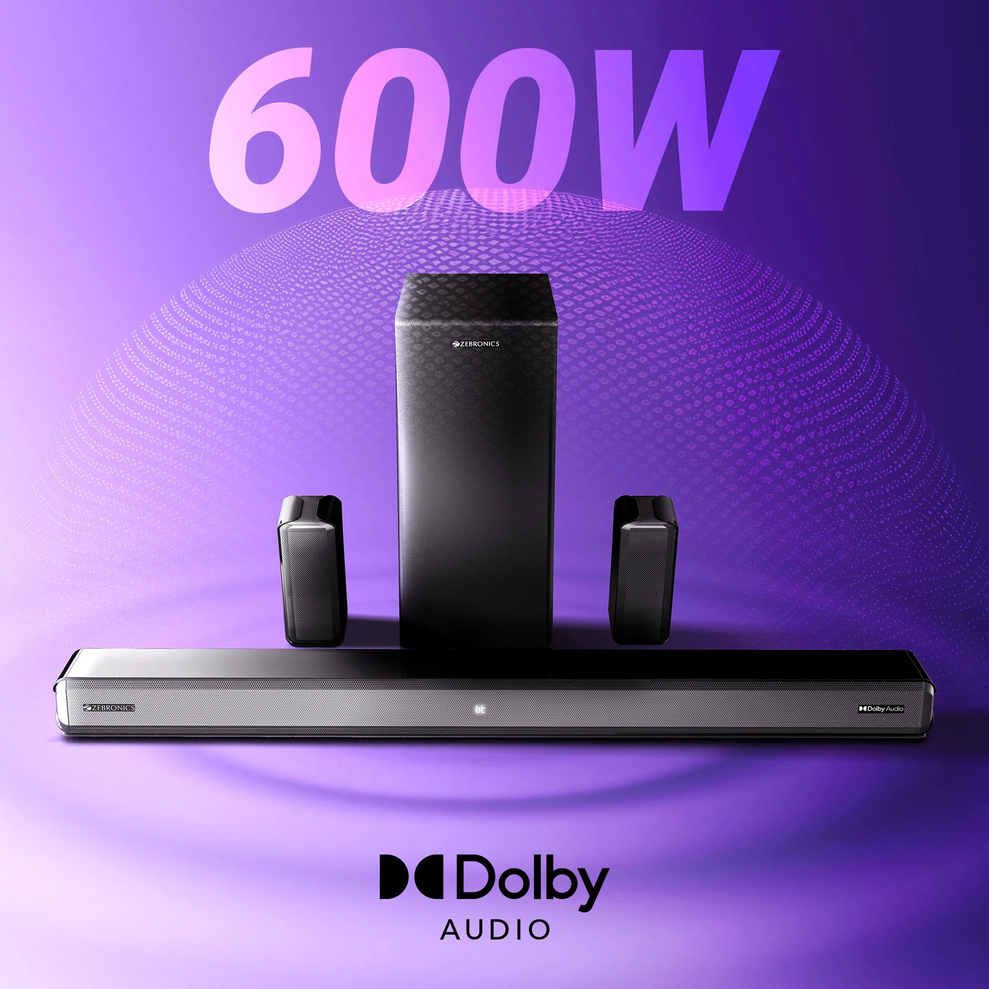 Zeb Juke bar 9510WS Pro Dolby 5.1 - Image 2