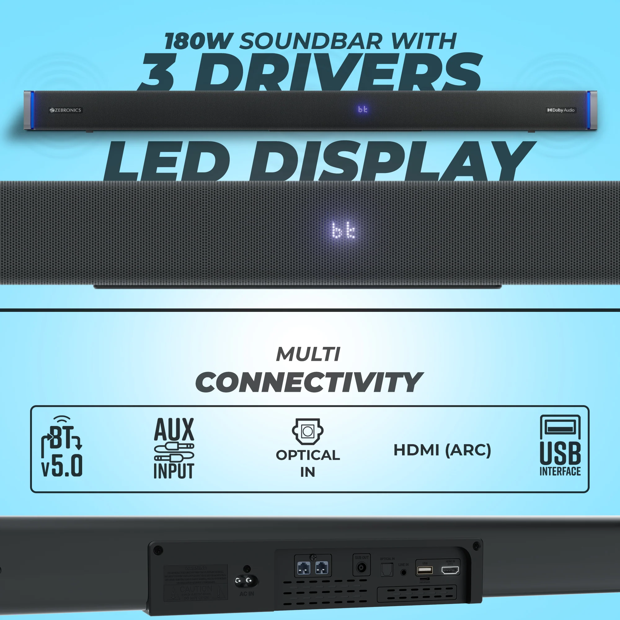 Zeb Juke Bar 9530WS Pro Dolby 5.1 - Image 6