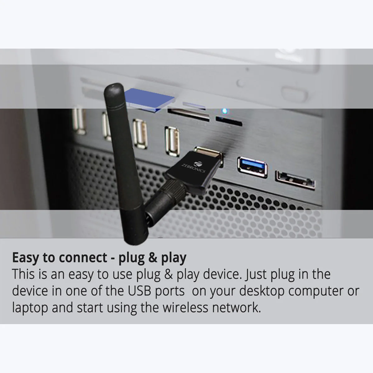 Zeb USB300WFD WiFi USB Adapter - Image 5
